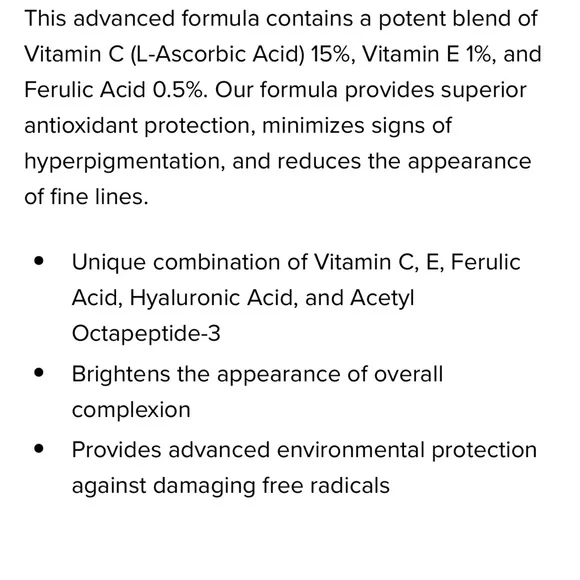 DRMTLGY Advanced Vitamin C Serum, SAFETY SEALED! GREAT PRICE! - Picture 4 of 7